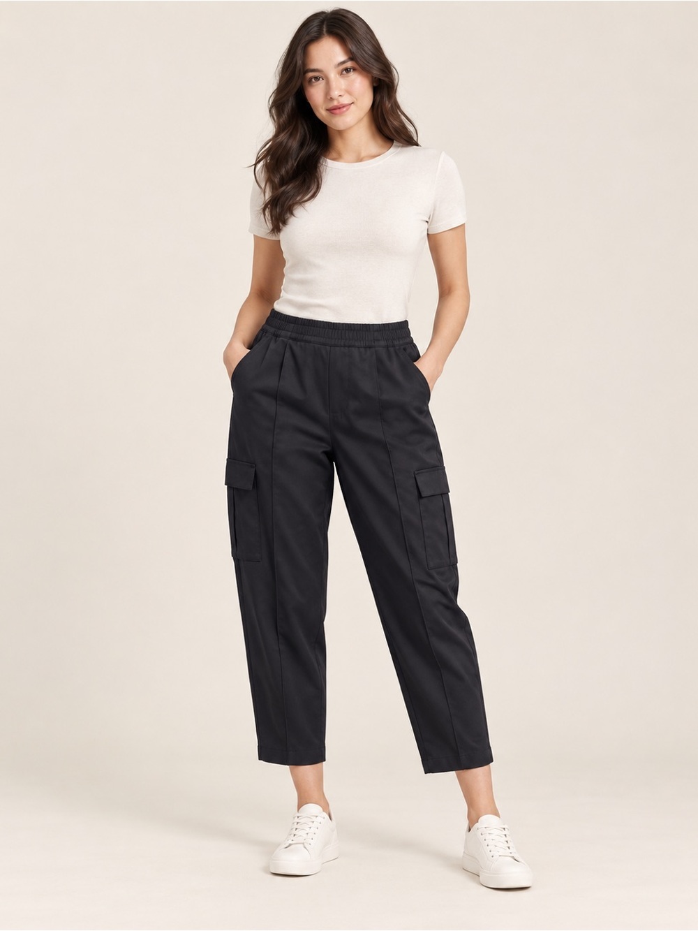 The North Face Black Cargo Utility Pants for Women XXL